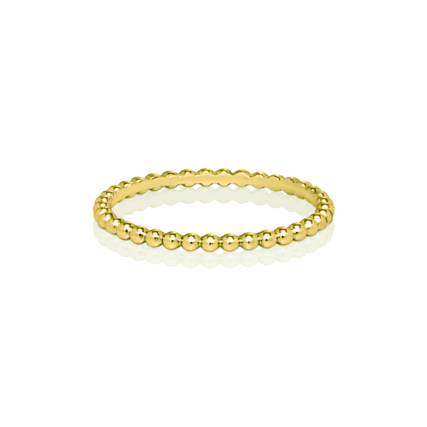 Gold Beaded Band
