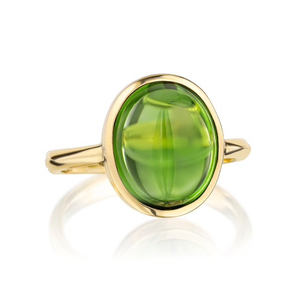 Green Tourmaline Ring