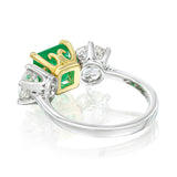 Emerald and Diamond Ring
