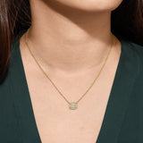 Sunlit Emerald-Cut Pendant