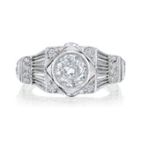 Geometric Diamond Ring