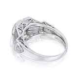 Geometric Diamond Ring