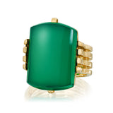 Emerald Art Deco Ring