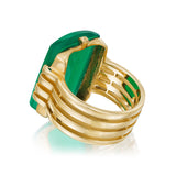 Emerald Art Deco Ring