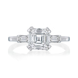 Square Cut Diamond Ring