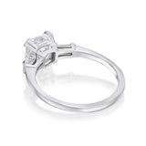 Square Cut Diamond Ring