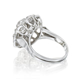 Starburst Oval Diamond Ring