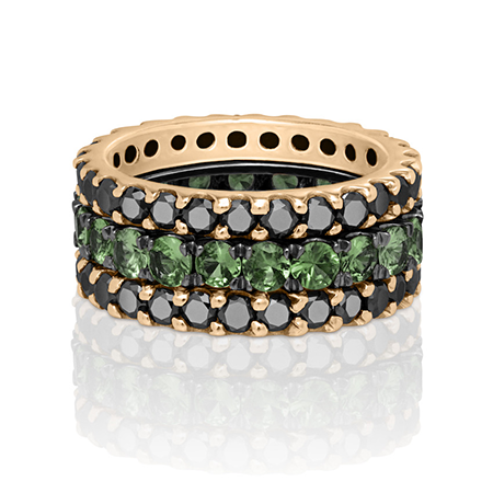 Green & Black Gold Stack