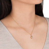 Gold Conch Pendant Necklace