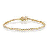 Diamond Tennis Bracelet | Yellow Gold