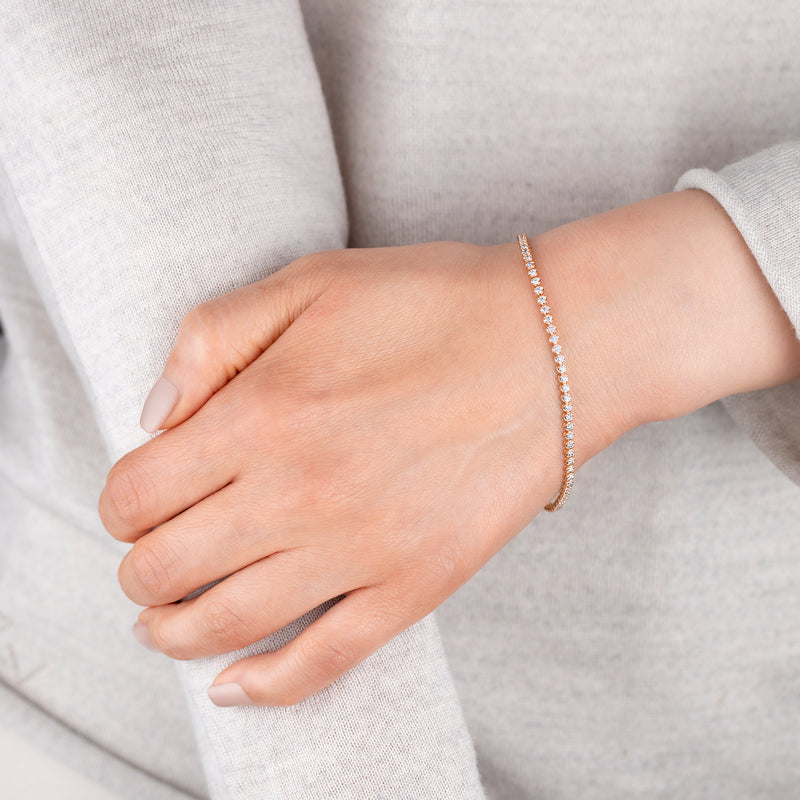 Diamond Tennis Bracelet | White Gold