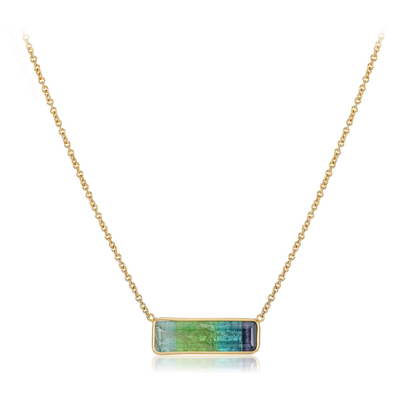 Watermelon Tourmaline Necklace
