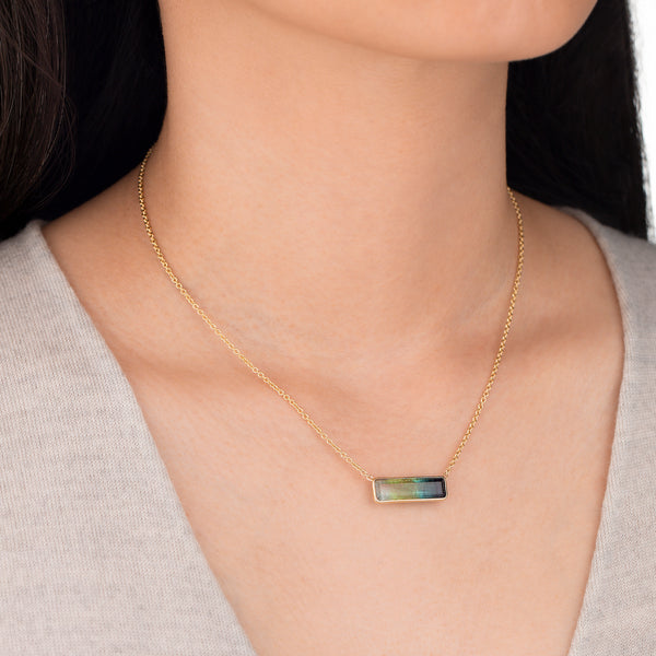 Watermelon Tourmaline Necklace